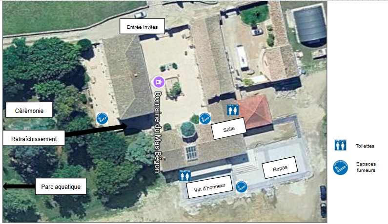 Plan général des invités